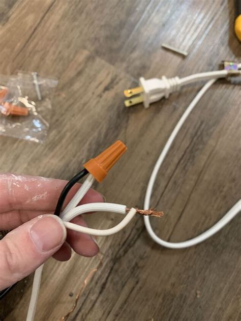 converting hard wire to plugged in